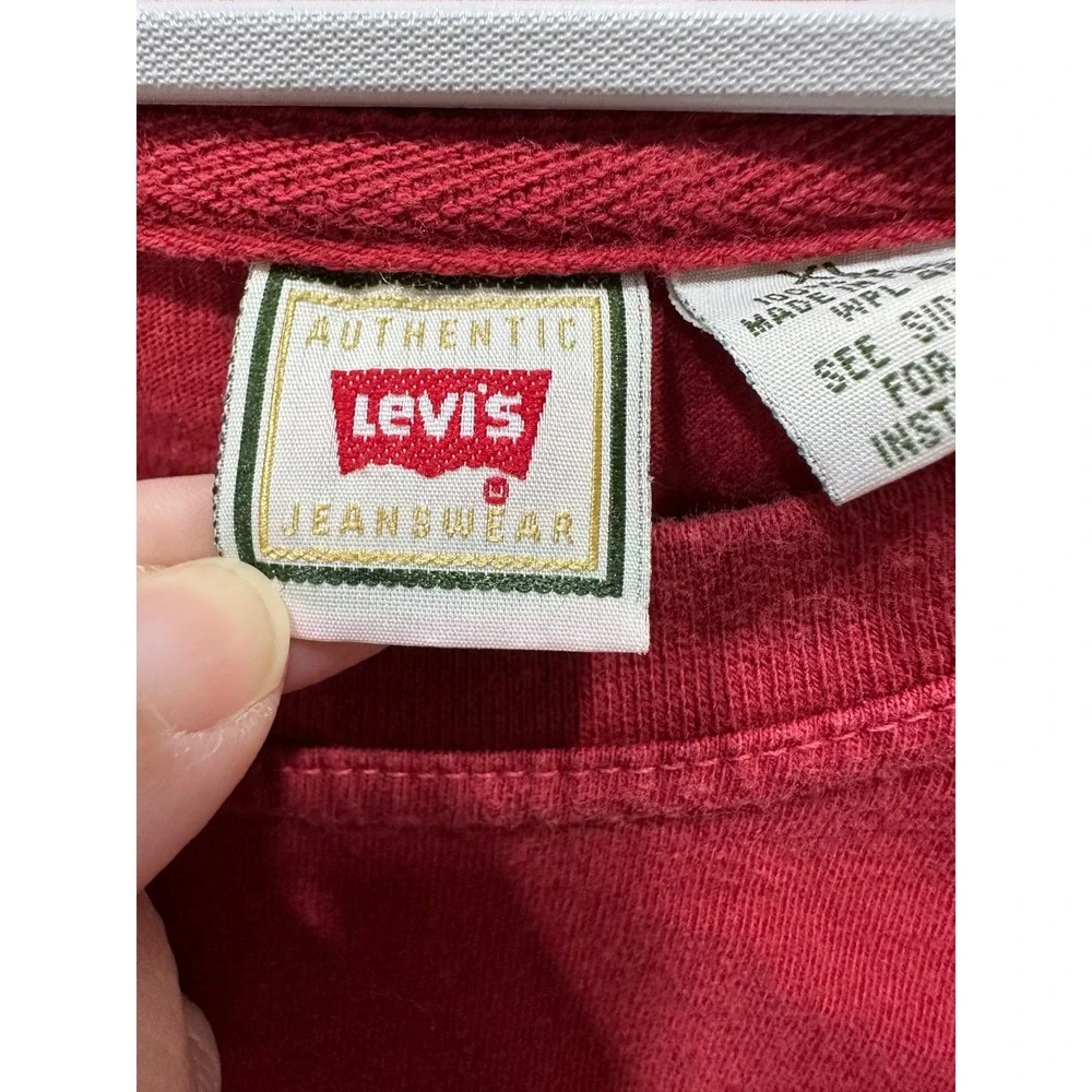 vtg levi strauss &co red‎ tee xl